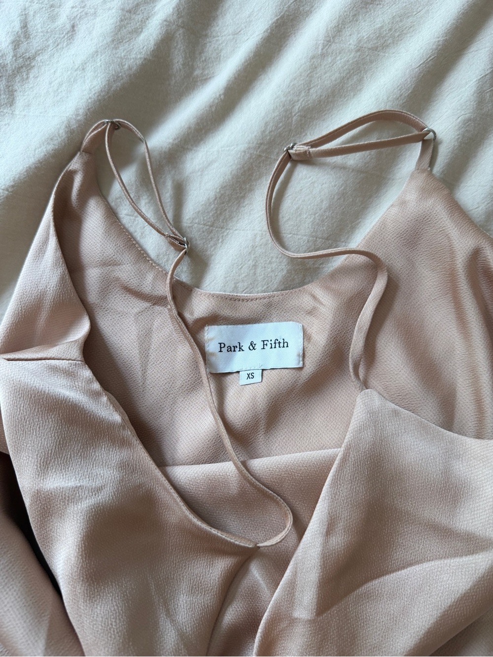 Park & Fifth Pale Blush Spaghetti Strap Camisole